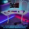 Costway Dual-motor L Shaped Standing Desk Ergonomic Sit Stand Computer Workstation Touch Control Panel Electric Height-adjustable Desk Home Office